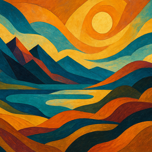 An abstract Landscape.