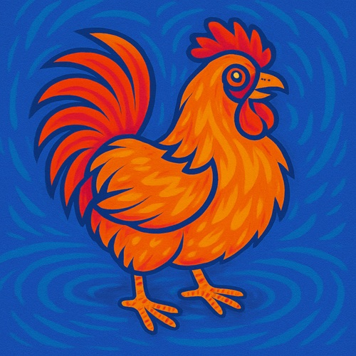 The Evolution of Blue Chickens Series.